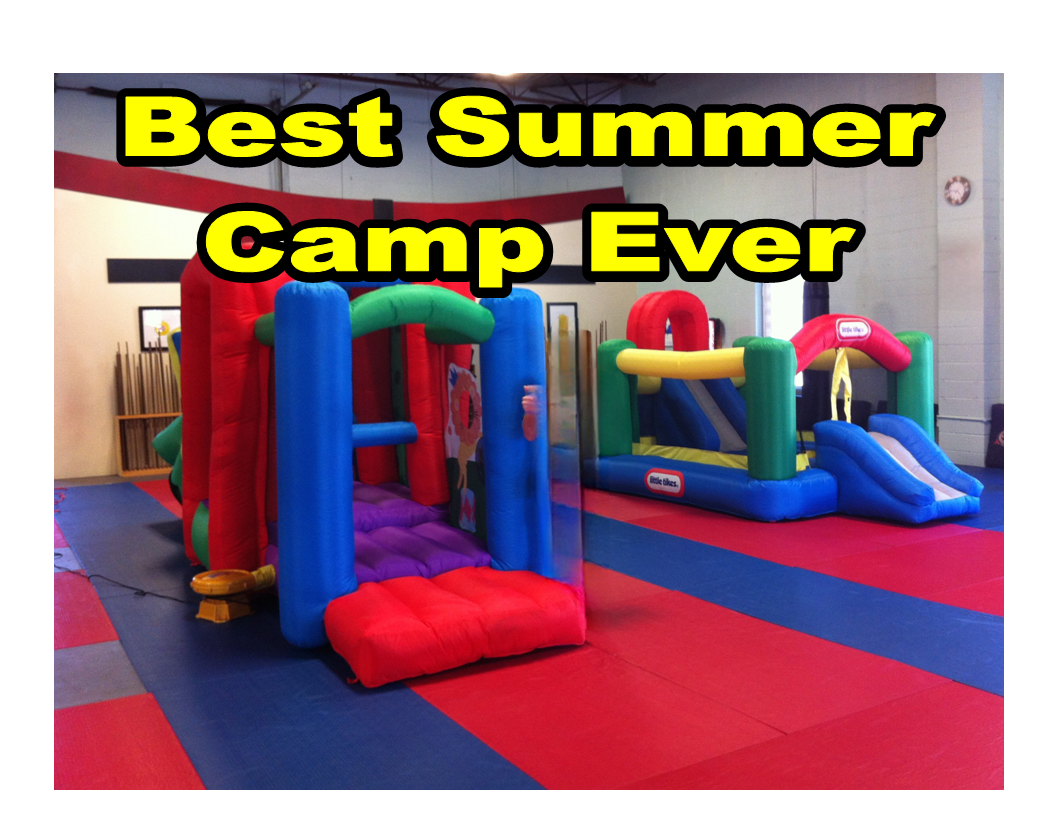 CanAm Karate summer camp kids at Magna Centre in Newmarket enjoying adventure activities